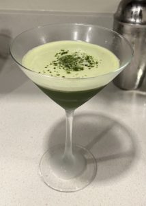 coconut matcha martini
